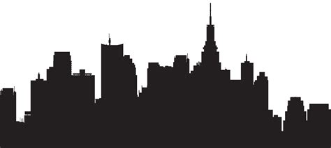 City Silhouette Vector Png