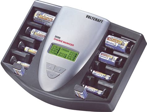 VOLTCRAFT Charge Manager Charge Manager CM2020 10-Slot Professional Universal Battery Charger ...