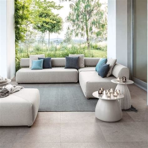 Modular sofa - BRIXX - DEDON GmbH - contemporary / outdoor / brown