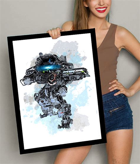 Titanfall 2 Ion Class Fan Art Poster Titan Gamer Art Etsy