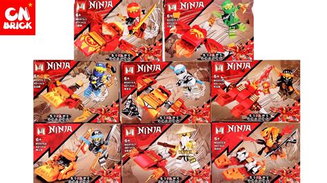 Lego Ninjago Minifigures Set 8 In 1 Kais Fire Dragon Evo Mg915