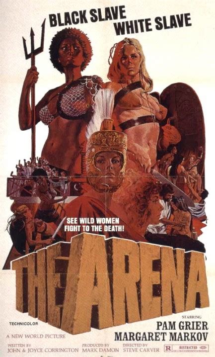 Pulp International Vintage US Poster The Arena With Pam Grier And Margaret Markov
