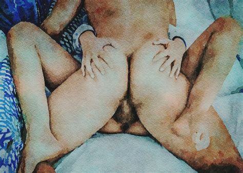 G45rtff Digital Erotic Watercolor Lovemaking Part 18 Luscious