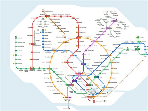 Navigating The Future Mrt Map Singapore 2023 Arriving At All Stations