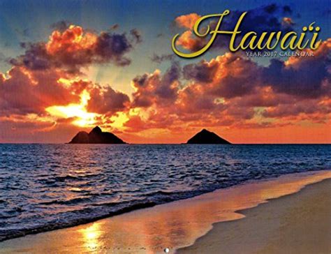 Hawaii Calendar 2017 Hawaiian Island Scenes Rainbow