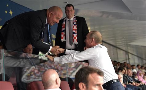 final match of the fifa world cup president of russia