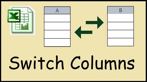How To Switch Two Columns In Excel Youtube