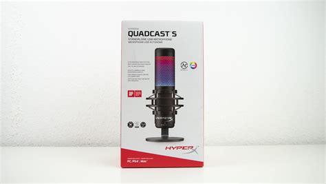 Hyperx Quadcast S Microphone Streaming Mic Rgb Hyper X Usb Hmiq1s Xx