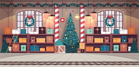 Santas Workshop Background