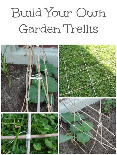 Building your own garden trellis can be very rewarding, and it's much easier than you might think! DIY Garden Trellis