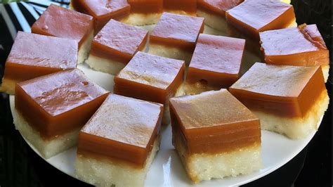 Kalau ke pasar malam kuih talam gula melaka ni pasti ada. Resep Talam ketan gula merah tanpa telur / enak lembut dan ...