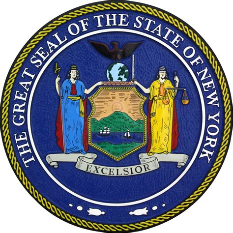 New York State Seal Plaque