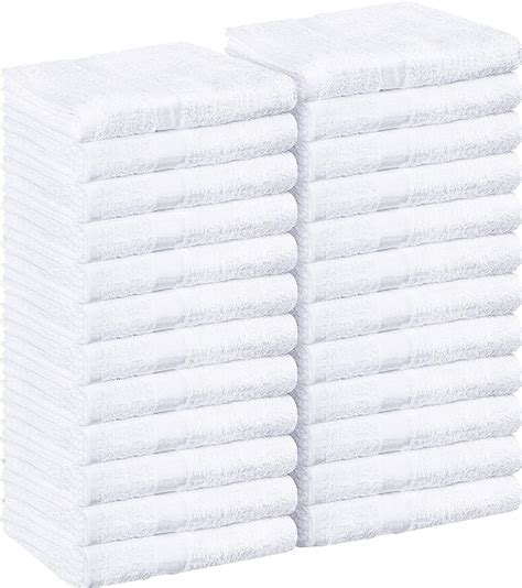 Utopia Towels Salon Towels 24 Pack Not Bleach Proof 16 X 27 Inches
