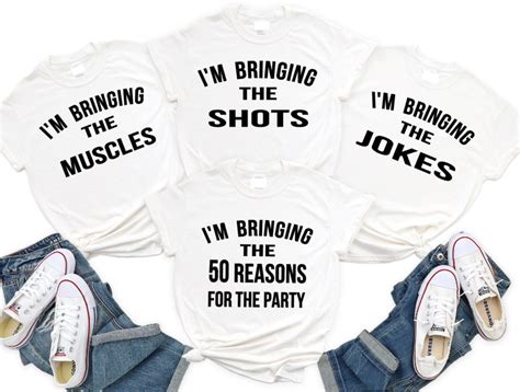 Custom Year Funny 50th Birthday Group Shirtsmen Birthday Etsy