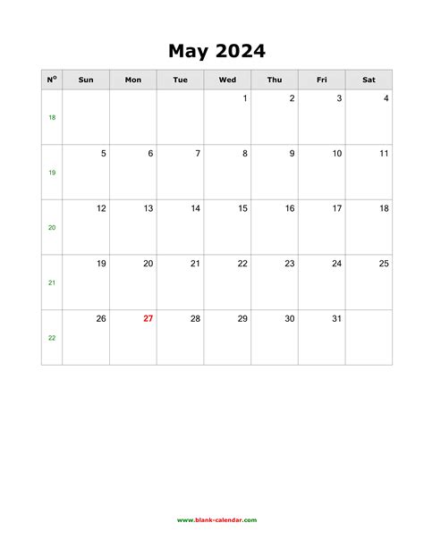 Blank May 2024 Calendar Printable Pdf Bonny Christy