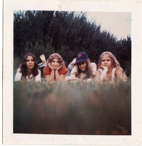 Vintage Everyday Cool Polaroid Prints Of Teen Girls In The 1970s