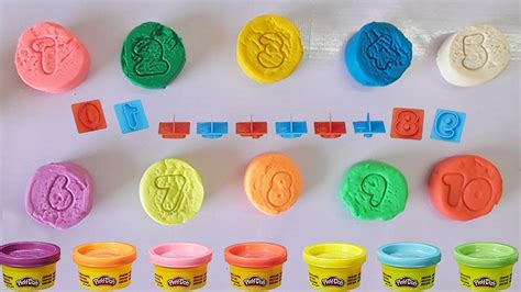 Kids Learn Numbers 1 To 10 And Colors With Play Doh Numbers Maker