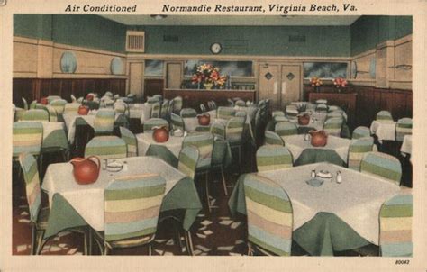 Normandie Restaurant Virginia Beach Va Postcard