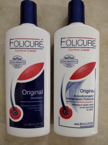 Folicure Original Shampoo Y Acondicionador Combo 350ml Cu Envio