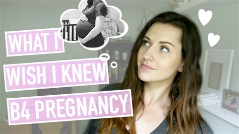 Things I Wish I Knew Before Becoming Pregnant Bethany Fontaine Youtube