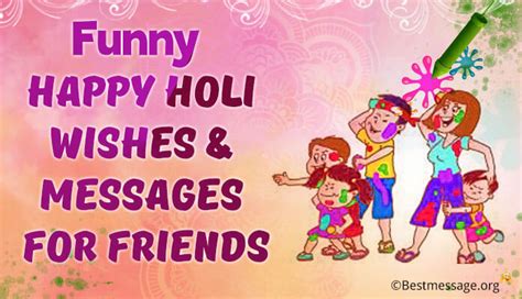 Funny Happy Holi Wishes Messages Quotes For Friends