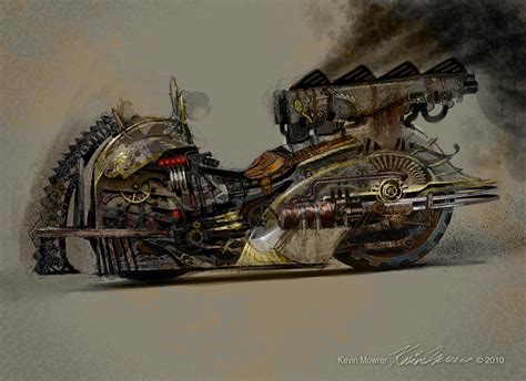 Motorcycle Steampunk Sculptures