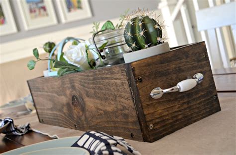 Diy Build This Rustic Farmhouse Wood Box Centerpiece For Under 11