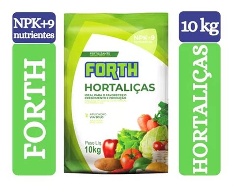 Adubo Fertilizante Forth Hortali As Kg Forth Hortas Frete Gr Tis