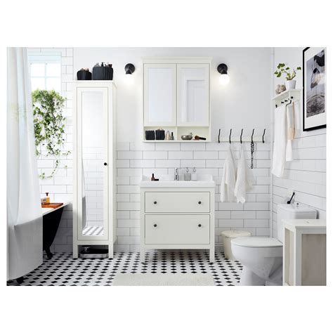 Hemnes Mirror Cabinet With 2 Doors White Ikea Cyprus