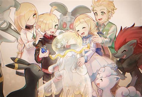 Lillie Lusamine Umbreon Gladion Alolan Vulpix And More Pokemon