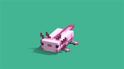 Minecraft Axolotl Free Download Download Free 3d Model By Chicken Luo