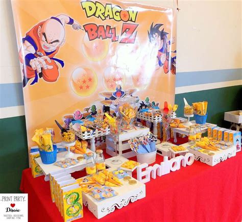Dragon Ball Z Birthday Party Ideas Photo 6 Of 7 Dragon Ball Dragon