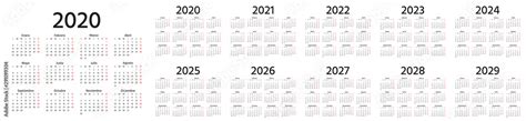 Calendar Spanish 2020 2021 2022 2023 2024 2025 2026 2027 2028