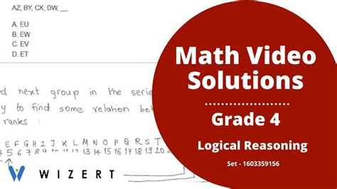 Grade 4 Maths Videos Math Logical Reasoning Video Lessons For Grade 4