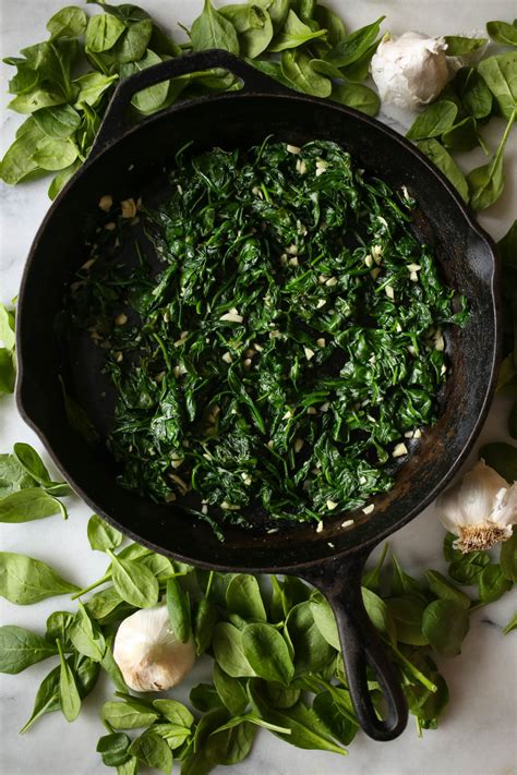 Sautéed Garlic Spinach | Our Best Bites