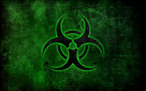 41 Green Biohazard Wallpaper