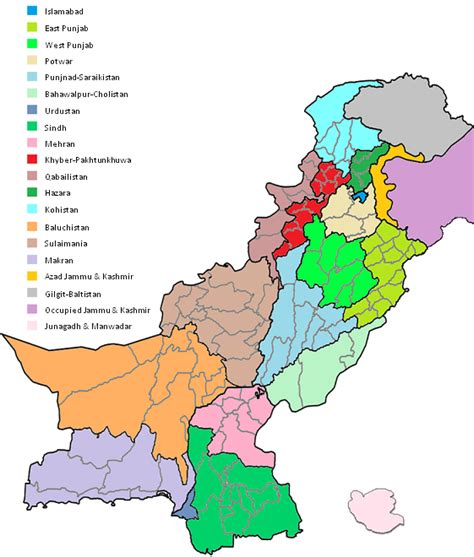 4 Provinces Of Pakistan