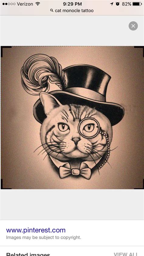 Kitty Top Hat Drawing Cat Drawing Figure Drawing Cat Tattoo Tattoo