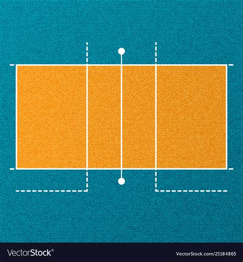 Volleyball Court Wallpaper Royalty Free Vector Image