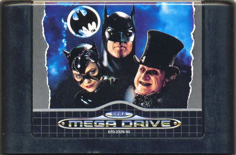 Batman Returns 1992 Genesis Box Cover Art Mobygames