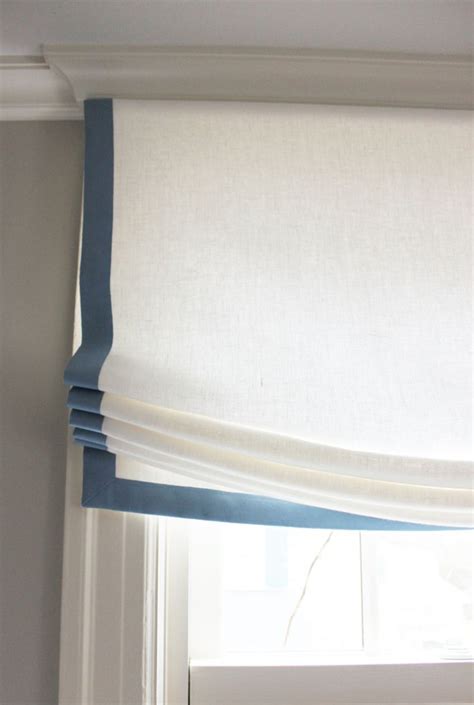 Linen Roman Shades Custom Roman Shades Roman Blinds Curtains With