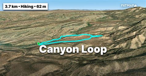 Canyon Loop Outdoor Map And Guide Fatmap
