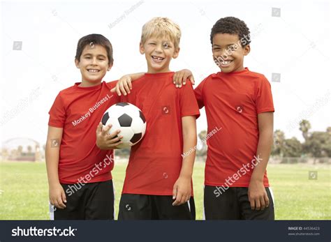 Young Boys Football Team Stock Photo 44536423 Shutterstock