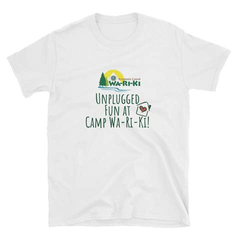 Camp Wa Ri Ki Short Sleeve Wa Ri Ki Unisex T Shirt Kiwanis Camp Wa Ri Ki