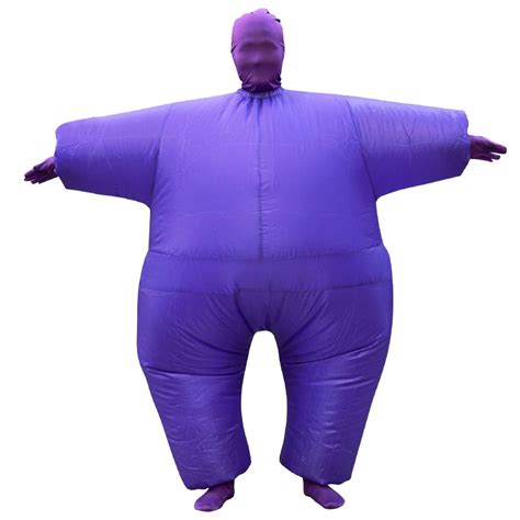 Adult Chub Suit Inflatable Costume Blow Up Green Red Purple Pink White