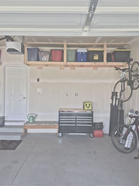 Utilize empty space a garage overhead storage rack uses space near the ceiling and above the head that is usually simply empty. DIY Overhead Garage Storage | Diy overhead garage storage, Overhead garage storage, Garage storage