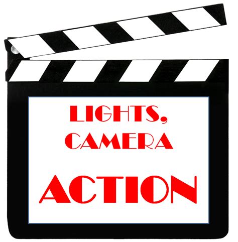 Lights Camera Action Free Download Clip Art Free Clip Art On