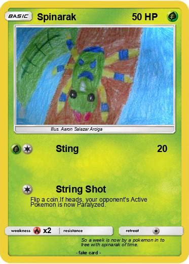 Pokémon Spinarak 28 28 Sting My Pokemon Card
