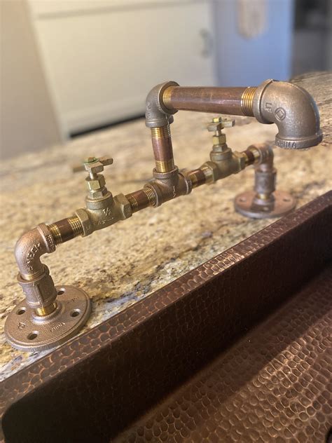 Custom Rustic Industrial Faucet Rustic Bathroom Faucets Industrial