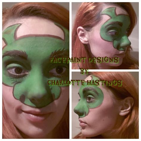 Shrek Face Paint Design By Hellomisshastings Face Painting Designs